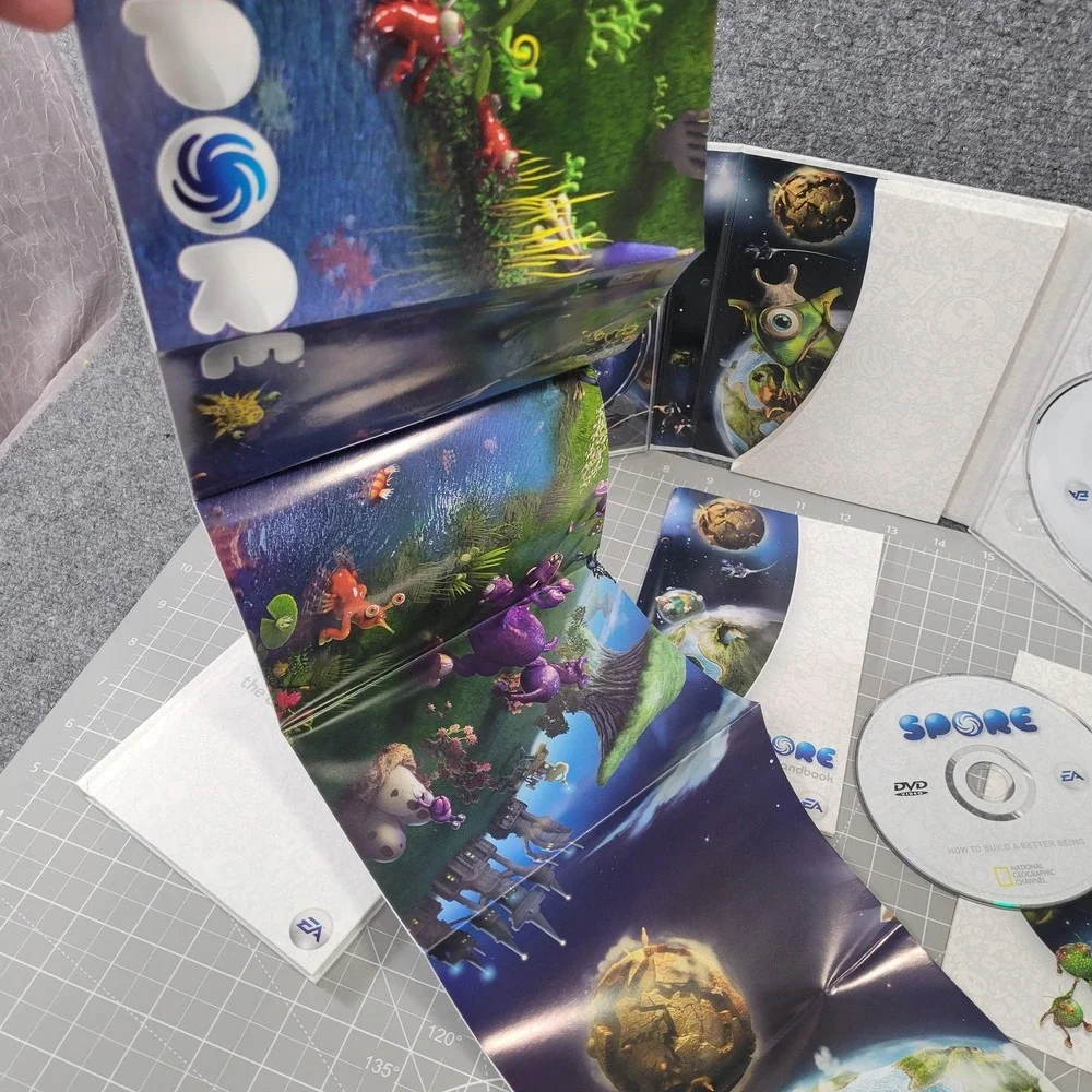 Spore Galactic Edition PC Mac‎ DVD-ROM Complete Box Set EA Maxis Nat Geo DVD